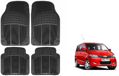 Auto Oprema Rubber Standard Mat For  Chevrolet Enjoy(Black)