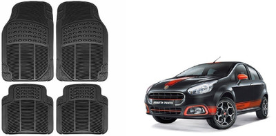 Auto Oprema Rubber Standard Mat For  Fiat Abarth Punto(Black)