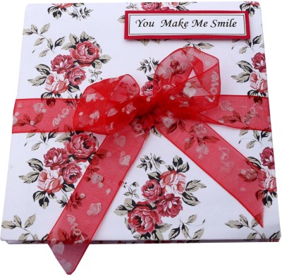 Crafted with passion Greetings card & valentine's gift set Greeting Card(RED AND WHITE, Pack of 1)