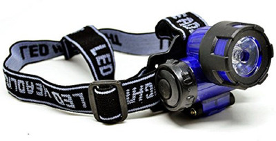 SEAHAVEN LED High Power Zoom Headlamp Camping Night Head Light Torch LED \(Blue) LED Headlamp(Blue)
