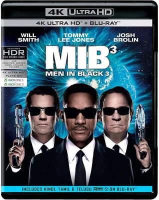 MIB: Men in Black - 3 (4K UHD & HD) (2-Disc)(4K(UHD) Blu-ray English)