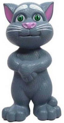 AS TRADERS Intelligent Talking Tom Cat With Touch Recording Story Rhymes & Songs(Grey)