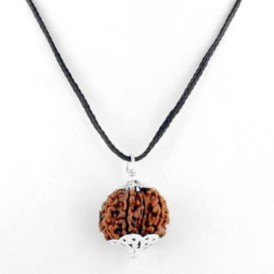 om rudraksha 9 mukhi rudraksha Wood Pendant