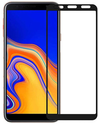 Casotec Edge To Edge Tempered Glass for Samsung Galaxy J4 Plus(Pack of 1)