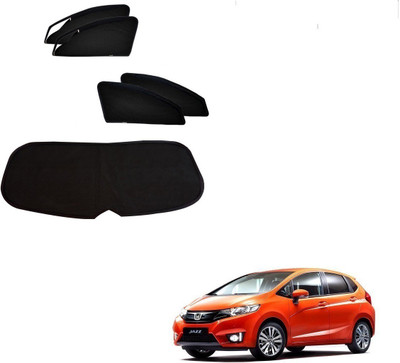 KOZDIKO Side Window, Rear Window Sun Shade For Honda Jazz(Black)