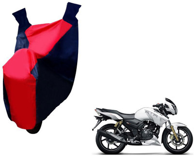 Auto Kite Two Wheeler Cover for TVS(Apache RTR 180, Red, Blue)