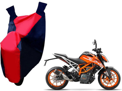 Auto Kite Two Wheeler Cover for KTM(Duke 390, Red, Blue)