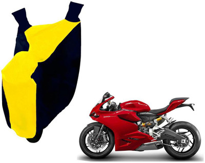 Auto Kite Two Wheeler Cover for Ducati(899 Panigale, Yellow, Blue)