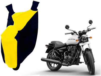 Auto Kite Two Wheeler Cover for Royal Enfield(Thunderbird 350, Yellow, Blue)