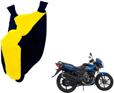 Auto Kite Two Wheeler Cover for TVS(Flame SR125, Yellow, Blue)