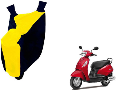 Auto Kite Two Wheeler Cover for Suzuki(Access SE, Yellow, Blue)