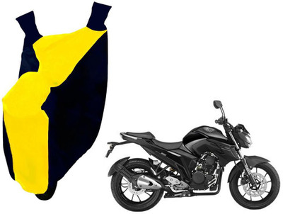 Auto Kite Two Wheeler Cover for Yamaha(FZ, Yellow, Blue)
