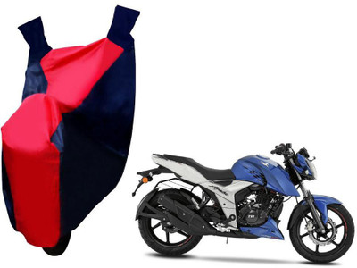Auto Kite Two Wheeler Cover for TVS(Apache RTR 160, Red, Blue)