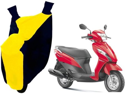 Auto Kite Two Wheeler Cover for Suzuki(Let's, Yellow, Blue)