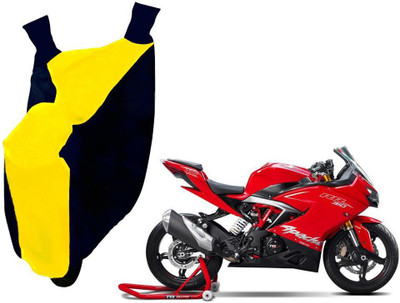 Auto Kite Two Wheeler Cover for TVS(Apache, Yellow, Blue)