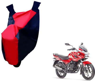 Auto Kite Two Wheeler Cover for Bajaj(Discover 150 f, Red, Blue)