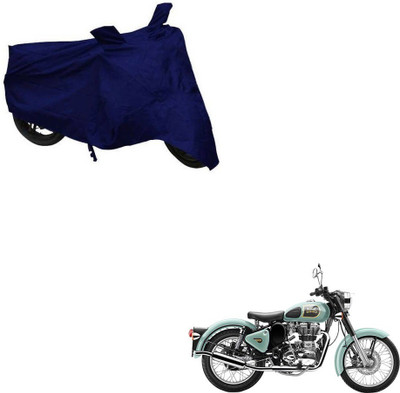 AuTO ADDiCT Two Wheeler Cover for Royal Enfield(Classic 350, Blue)