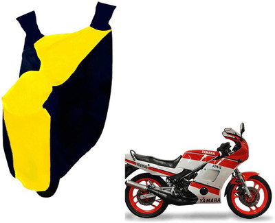 Auto Kite Two Wheeler Cover for Yamaha(RD 350, Yellow, Blue)