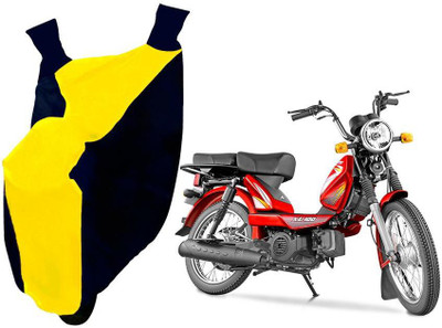 Auto Kite Two Wheeler Cover for TVS(Heavy Duty Super XL, Yellow, Blue)