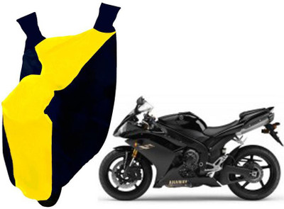 Auto Kite Two Wheeler Cover for Yamaha(YZF R1, Yellow, Blue)