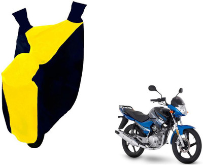 Auto Kite Two Wheeler Cover for Yamaha(YBR 125, Yellow, Blue)