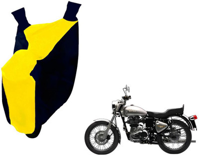 Auto Kite Two Wheeler Cover for Royal Enfield(Twin spark, Yellow, Blue)
