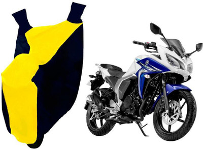 Auto Kite Two Wheeler Cover for Harley Davidson(XL 883, Yellow, Blue)