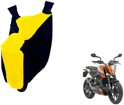 Auto Kite Two Wheeler Cover for KTM(Duke 200, Yellow, Blue)