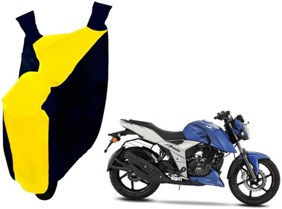 Auto Kite Two Wheeler Cover for TVS(Apache RTR 160, Yellow, Blue)