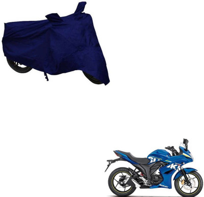 AuTO ADDiCT Two Wheeler Cover for Suzuki(Gixxer SF, Blue)