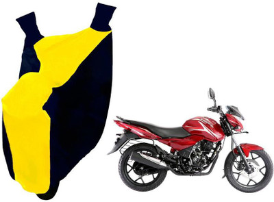 Auto Kite Two Wheeler Cover for Bajaj(Discover 150 s, Yellow, Blue)