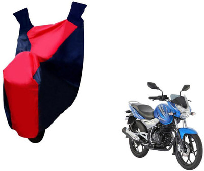 Auto Kite Two Wheeler Cover for Bajaj(Discover 125 DTS-i, Red, Blue)