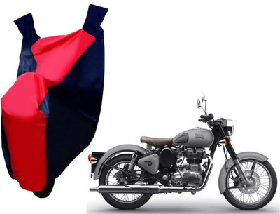 Auto Kite Two Wheeler Cover for Royal Enfield(SS, Red, Blue)