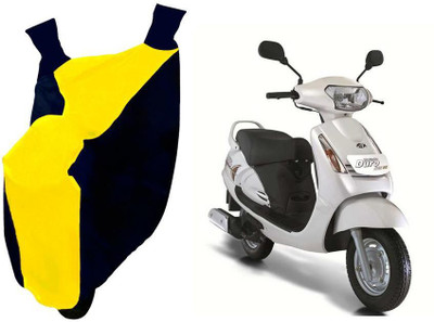 Auto Kite Two Wheeler Cover for Mahindra(Duro DZ, Yellow, Blue)