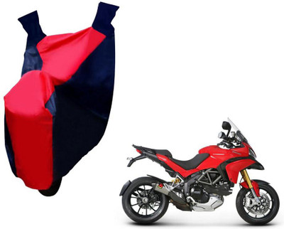 Auto Kite Two Wheeler Cover for Ducati(Multistrada, Red, Blue)