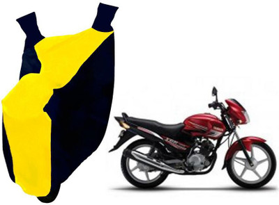 Auto Kite Two Wheeler Cover for Yamaha(YBR 125, Yellow, Blue)