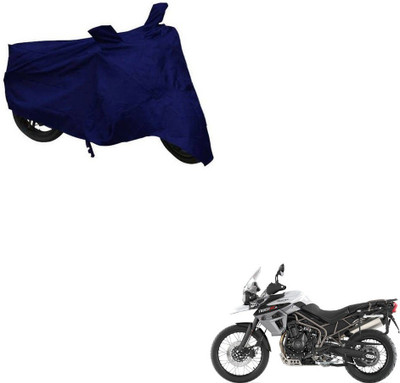 AuTO ADDiCT Two Wheeler Cover for Triumph(Tiger 800 XCA, Blue)