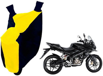 Auto Kite Two Wheeler Cover for Bajaj(Pulsar AS 150, Yellow, Blue)