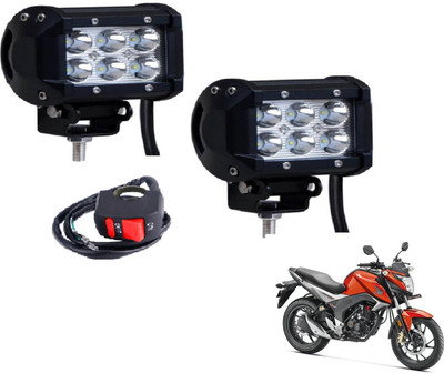 MOCKHE VLB-RCT6LD2P-36 Fog Lamp Motorbike LED for Honda (12 V, 18 W)(CB Hornet 160R, Pack of 2)