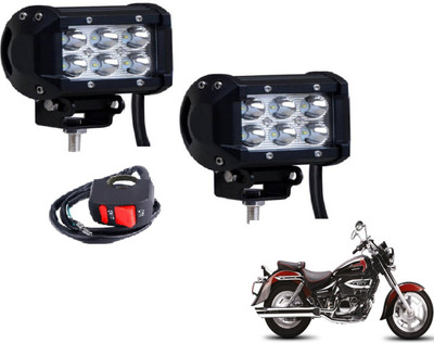 MOCKHE VLB-RCT6LD2P-19 Fog Lamp Motorbike LED for Hyosung (12 V, 18 W)(Aquila 250, Pack of 2)