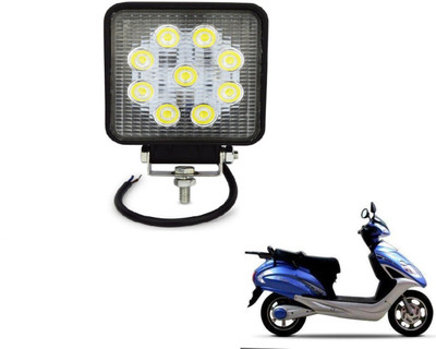 MOCKHE VLB-NS-SQR9LD1P-96 Fame Headlight Motorbike LED (12 V, 27 W)(Universal For Bike, Pack of 1)