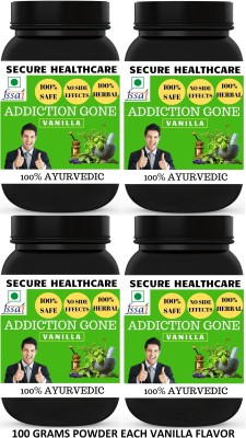 Secure Healthcare Addiction Gone Vanilla Flavor 100 gms Powder (Pack Of 4)(4 x 100 g)