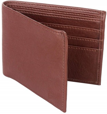 FILL CRYPPIES Men Brown Artificial Leather Card Holder(10 Card Slots)