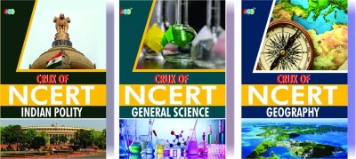 CRUX of NCERT (Indian Polity, General Science, Geography) A Set of 3 Books(English, Paperback, JBC Press)