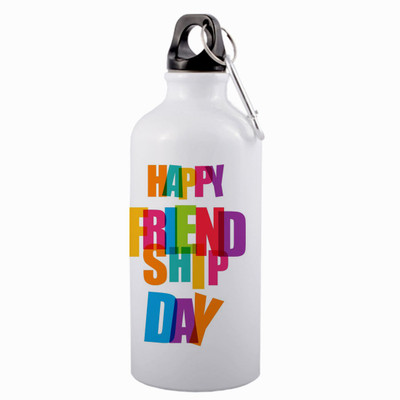 COLOR YARD 600 ml Aluminium Sipper(Pack of 1, White)