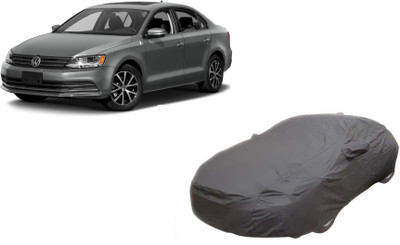 COVERPLANET Car Cover For Volkswagen Jetta (With Mirror Pockets)(Grey)