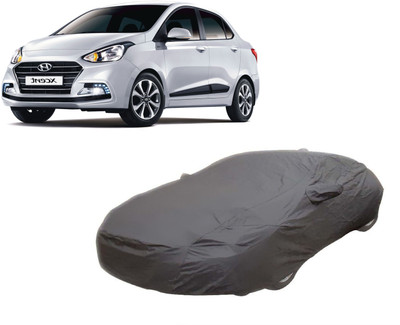 COVERPLANET Car Cover For Hyundai Xcent (With Mirror Pockets)(Grey)