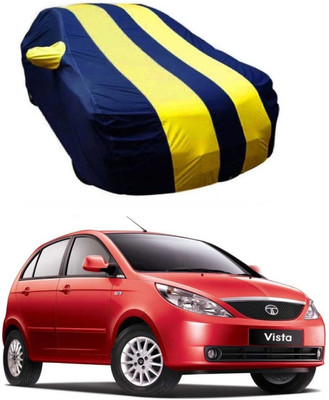 UDGHA Car Cover For Tata Vista Tech (With Mirror Pockets)(Multicolor)