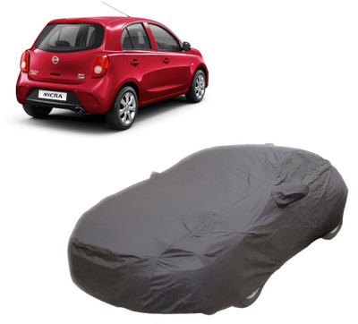 ANLOPE Car Cover For Nissan Micra Active (With Mirror Pockets)(Grey)