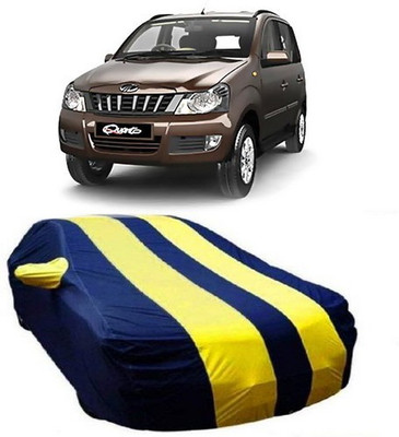 AAMANG Car Cover For Mahindra Quanto (With Mirror Pockets)(Yellow, Blue)
